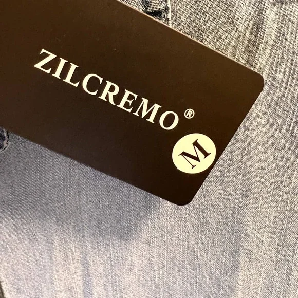 Zilcremo, Chambay Blue Shirt Dress, Mini, Soft Cotton, M - Picture 4 of 16